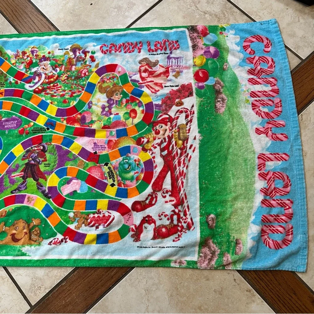 Vintage Candy Land Towel Poncho – 2008 Hasbro x Jay Franco & Sons